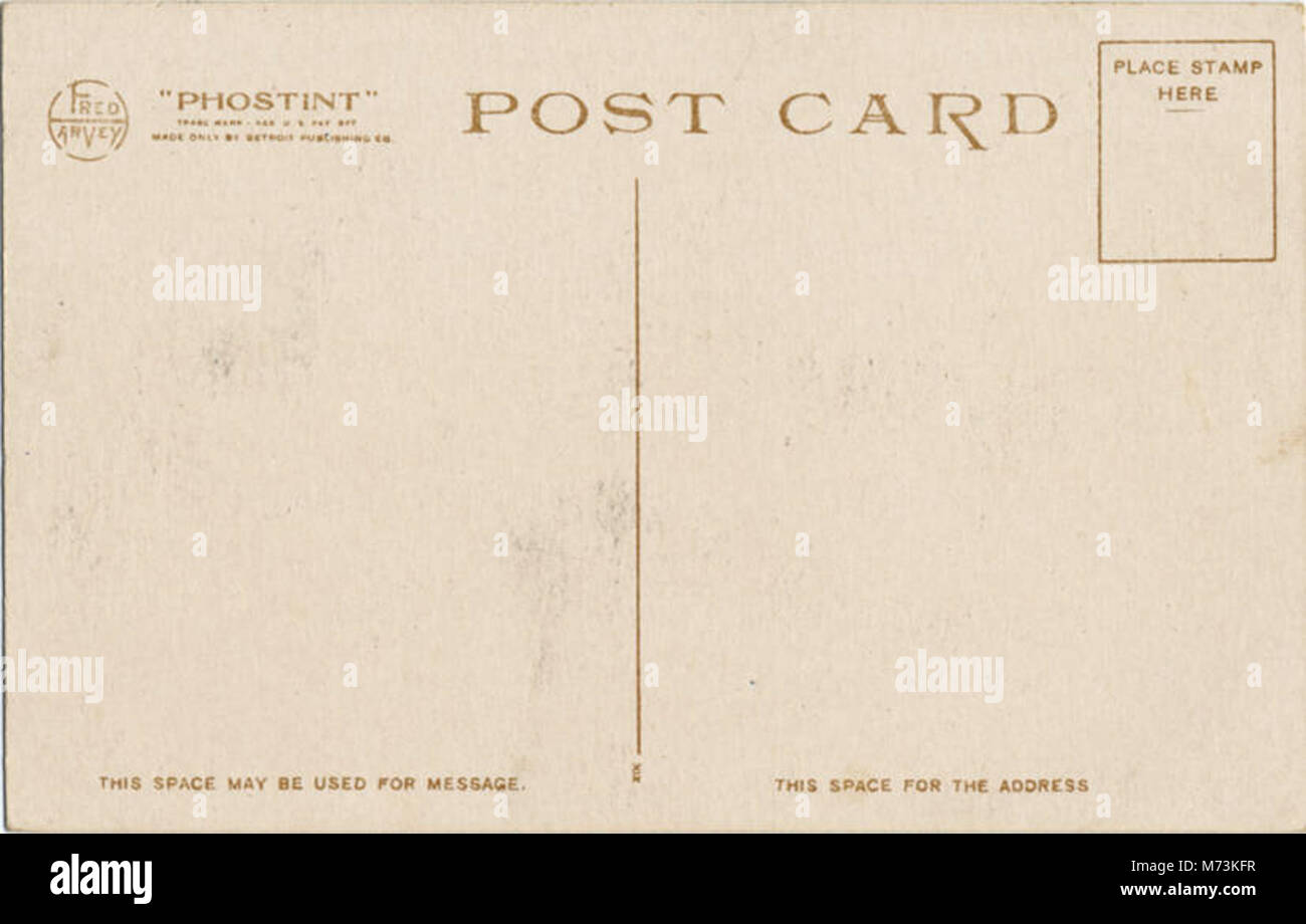 L'ingresso al Roanoke Park di Kansas City, Missouri, è mostrato in questa fotografia, parte della serie di Fred Harvey, identificata da NBY 22571. Foto Stock