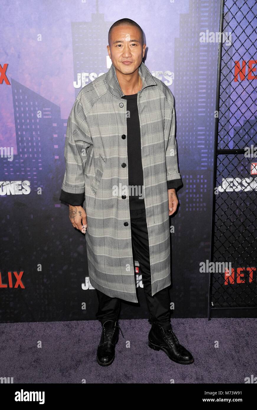 Terry Chen a arrivi per la meraviglia di JESSICA JONES Stagione 2 Premiere, AMC Loews Lincoln Square, New York, NY Marzo 7, 2018. Foto di: Kristin Callahan/Everett Collection Foto Stock