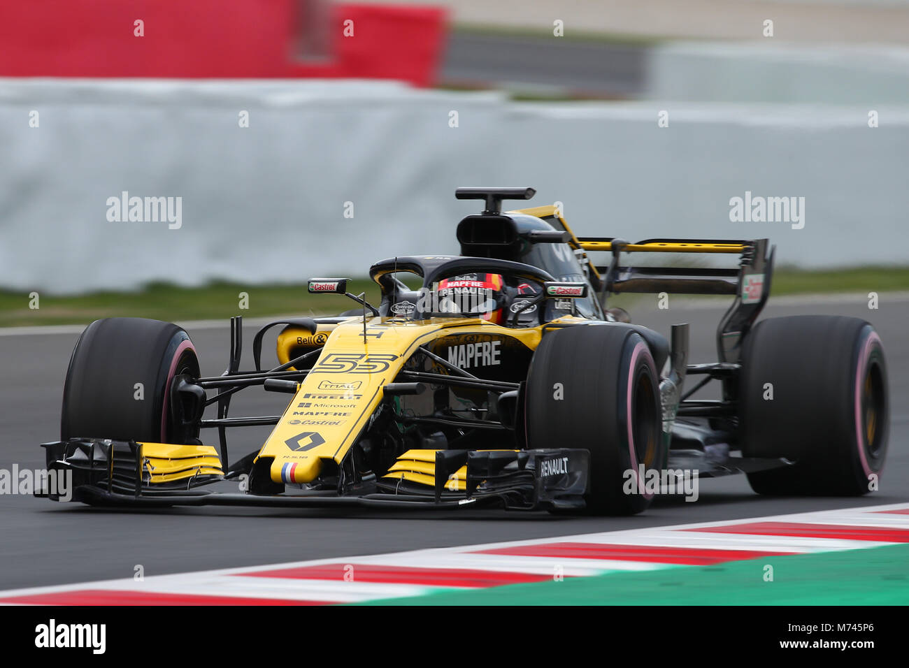 Carlos Sainz Renault Montmelo 08-03-2018 prova di Formula 1 Championship 2018 Foto Federico Basile / Insidefoto Foto Stock