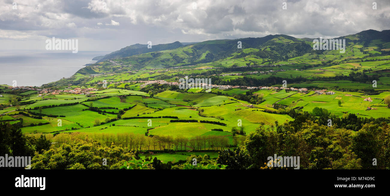 Povoação. São Miguel, isole Azzorre. Portogallo Foto Stock