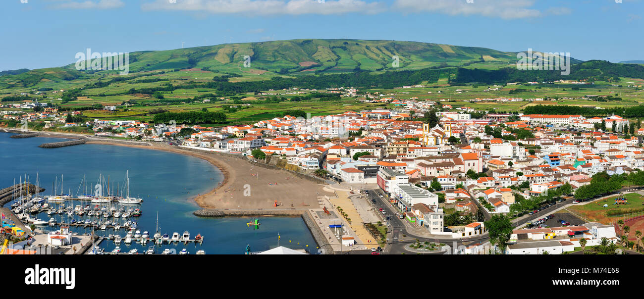 Praia da Vitória. Terceira, isole Azzorre, Portogallo Foto Stock