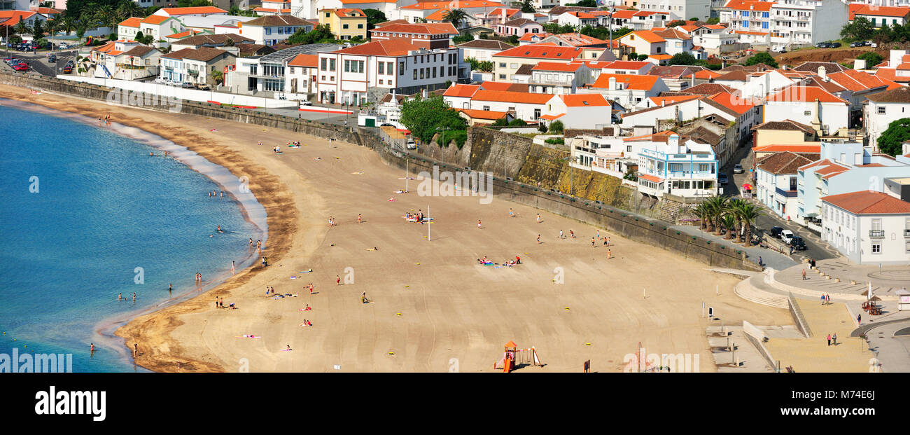 Praia da Vitória. Terceira, isole Azzorre, Portogallo Foto Stock