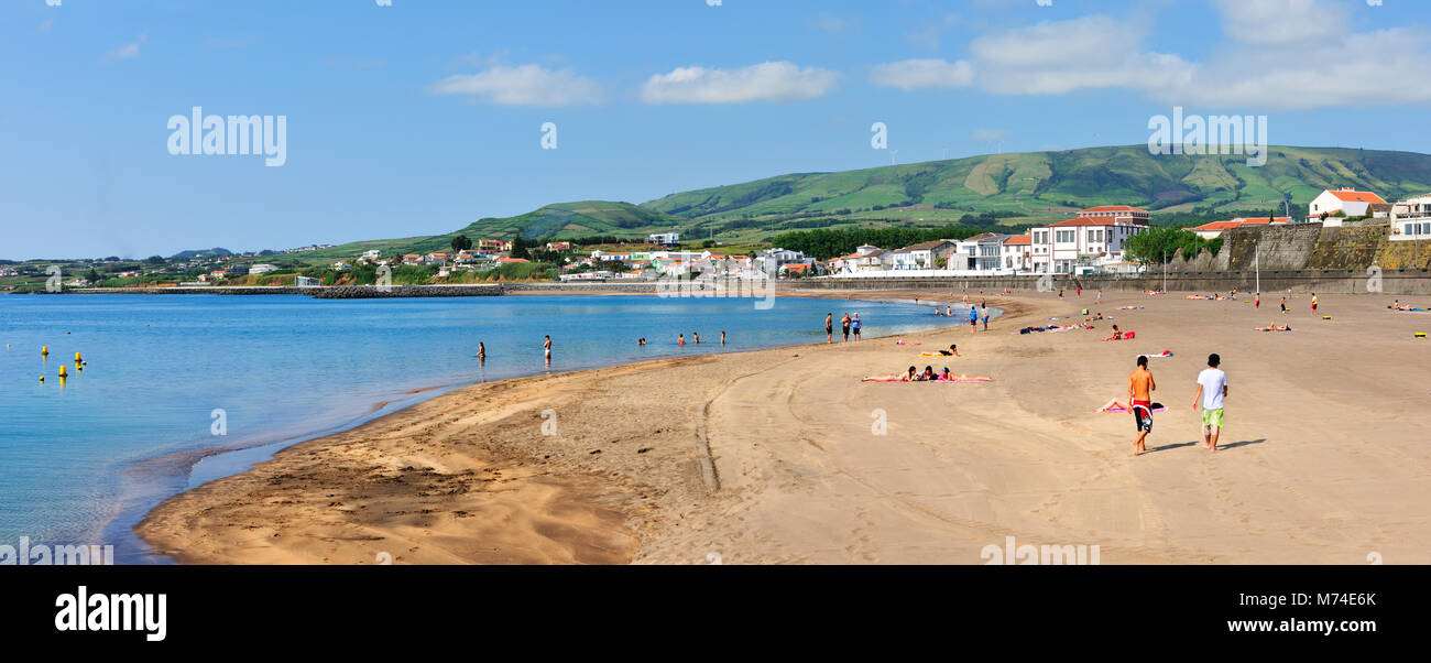 Praia da Vitória. Terceira, isole Azzorre, Portogallo Foto Stock