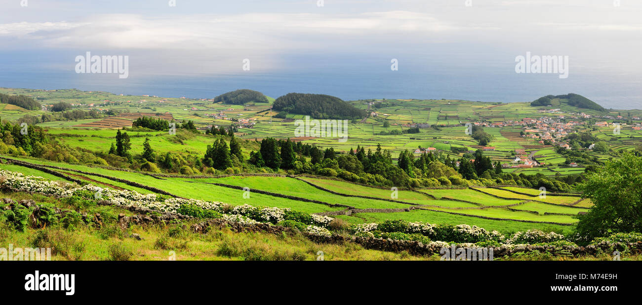 Santa Bárbara. Terceira, isole Azzorre, Portogallo Foto Stock