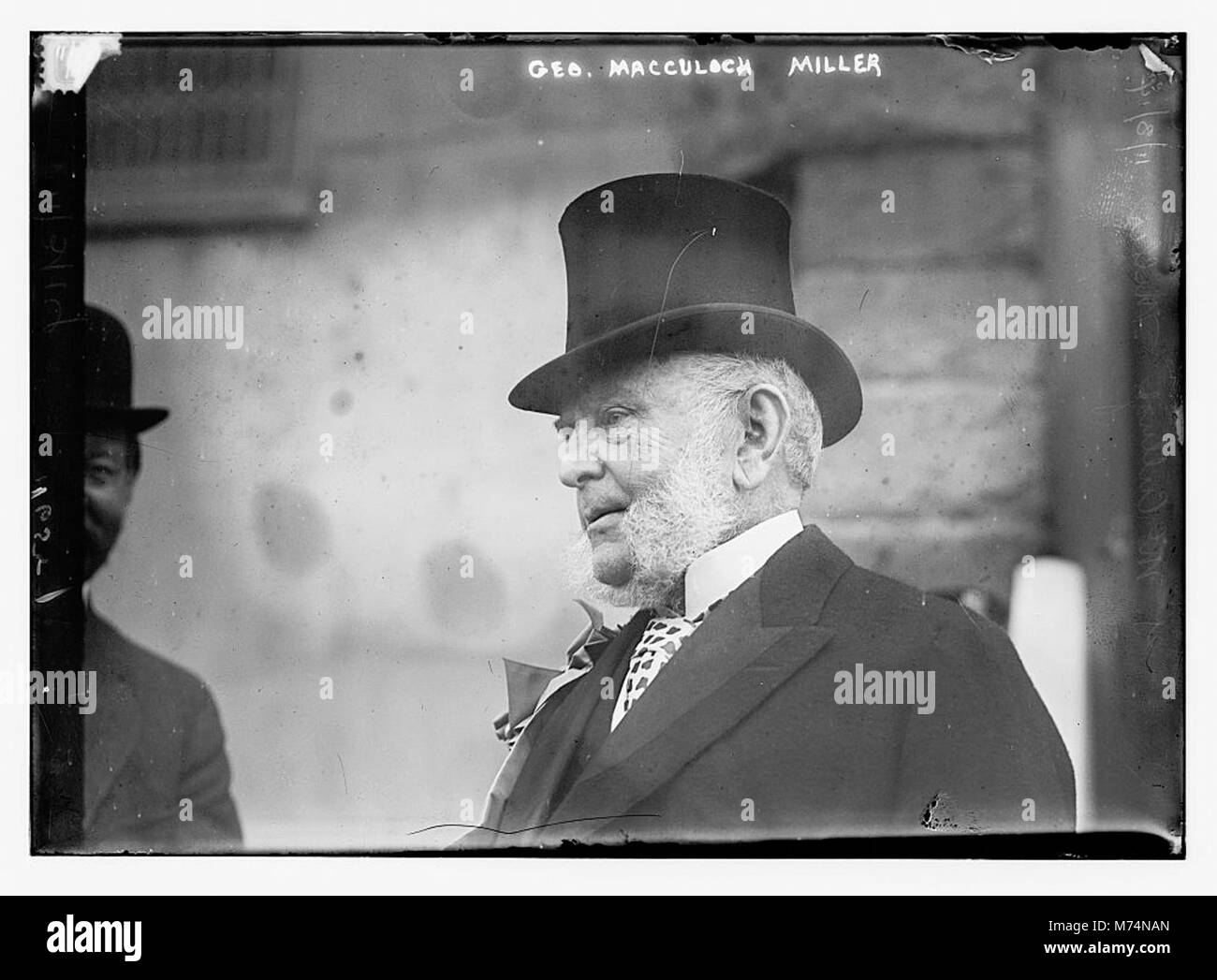 Questa immagine è un ritratto di George Macculoch Miller, che cattura la sua somiglianza come una figura storica. Era una persona importante, e questa fotografia conserva la sua eredità per le generazioni future. Foto Stock