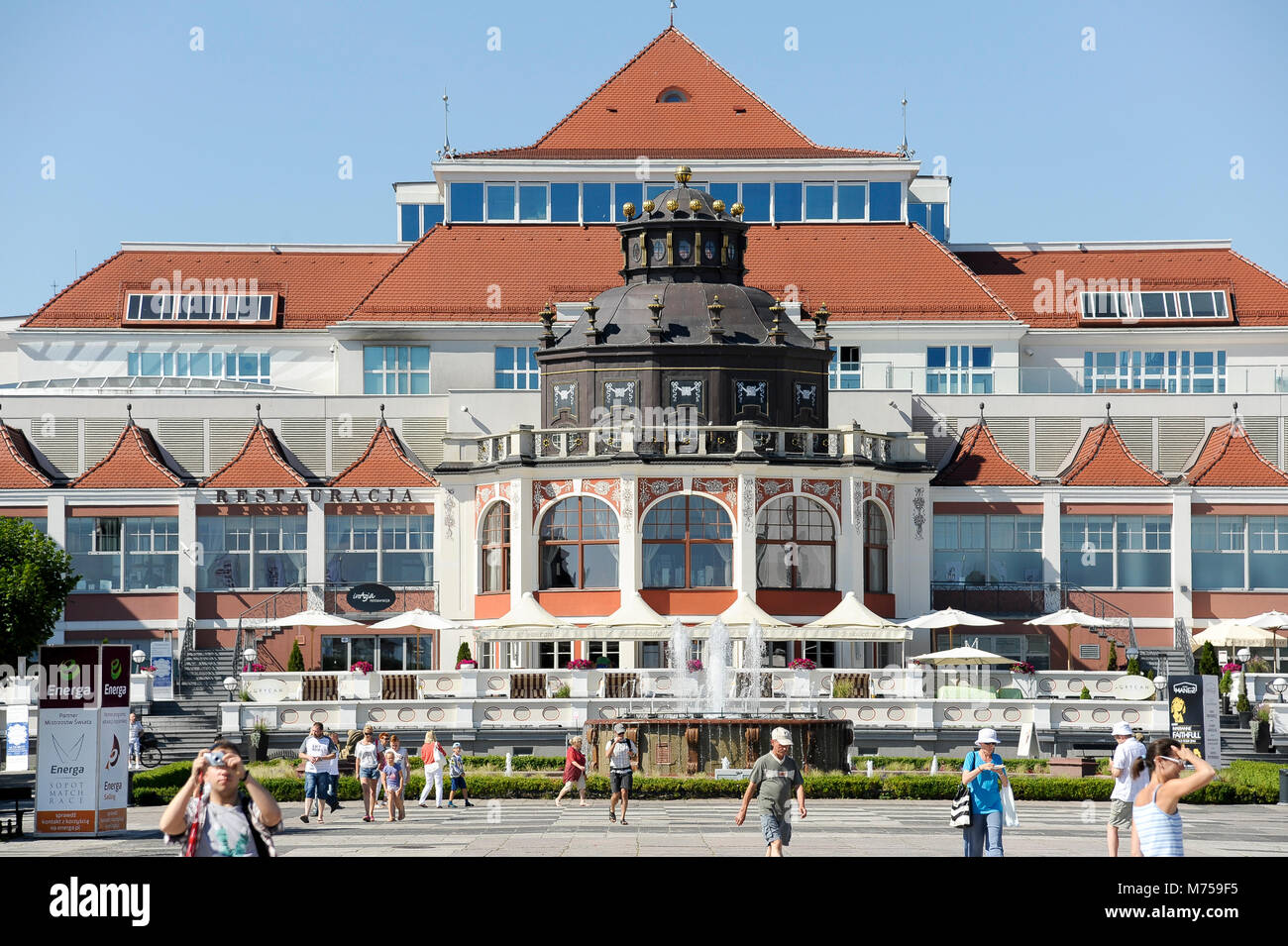 Dom Zdrojowy (Spa) Casa in Sopot, Polonia. 10 agosto 2015 © Wojciech Strozyk / Alamy Stock Photo Foto Stock