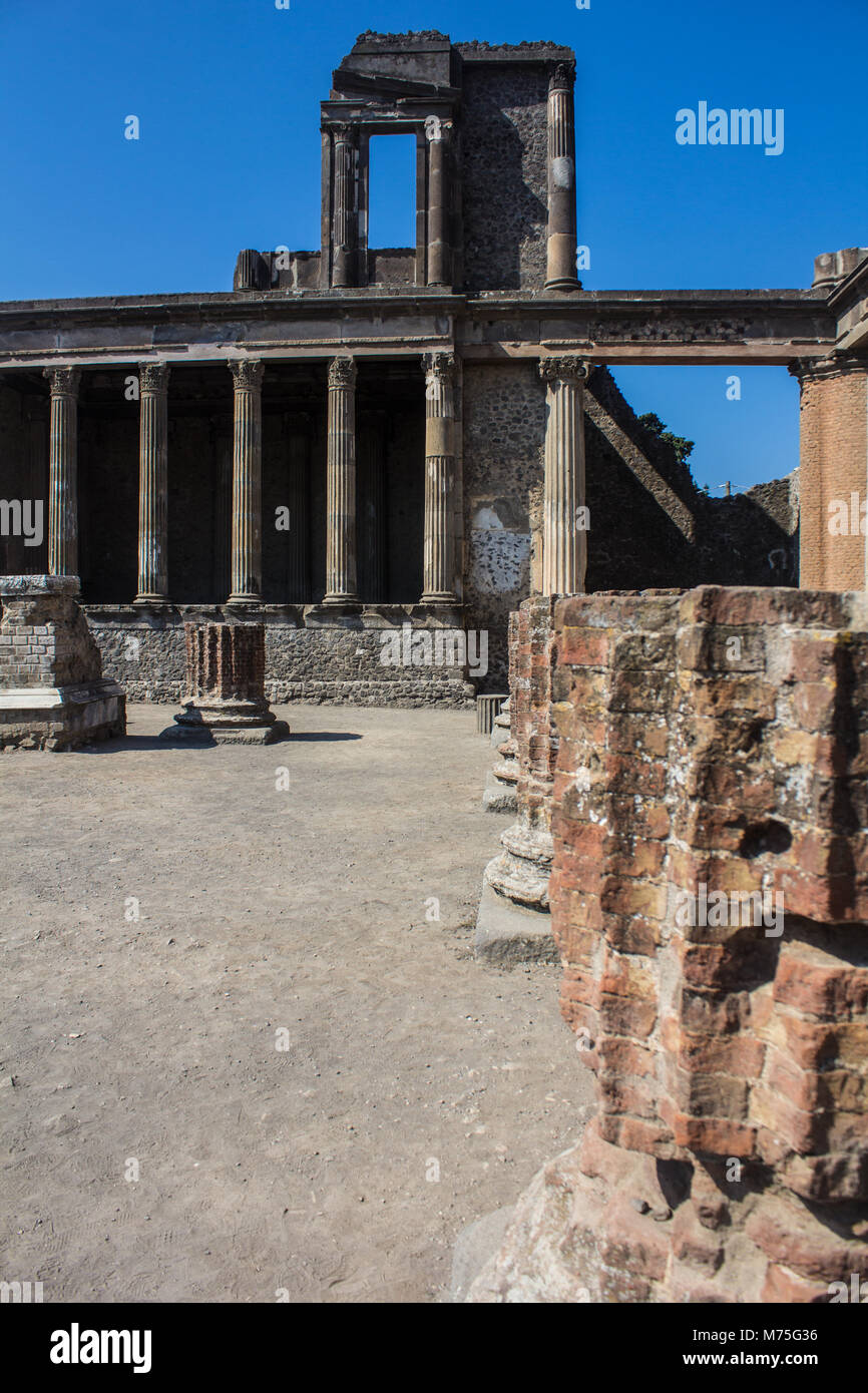 Bagni Stabian a Pompei Italia Foto Stock