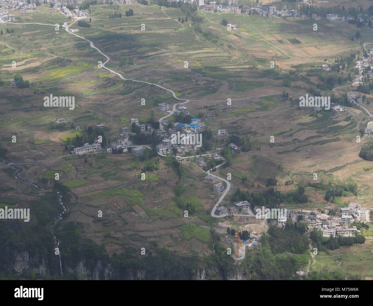 Enshi Cina Grand Canyon. Viaggi nella provincia di Hubei, Enshi City in Cina nel 2014, il decimo mese di aprile. Foto Stock