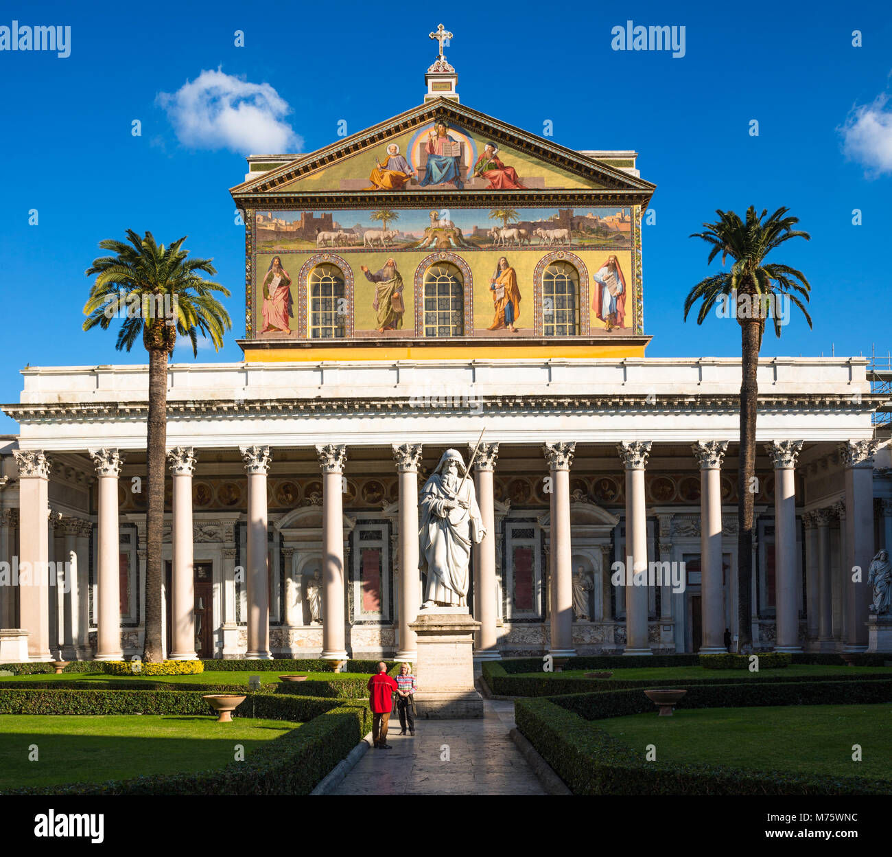 Roma basilica di san paolo immagini e fotografie stock ad alta