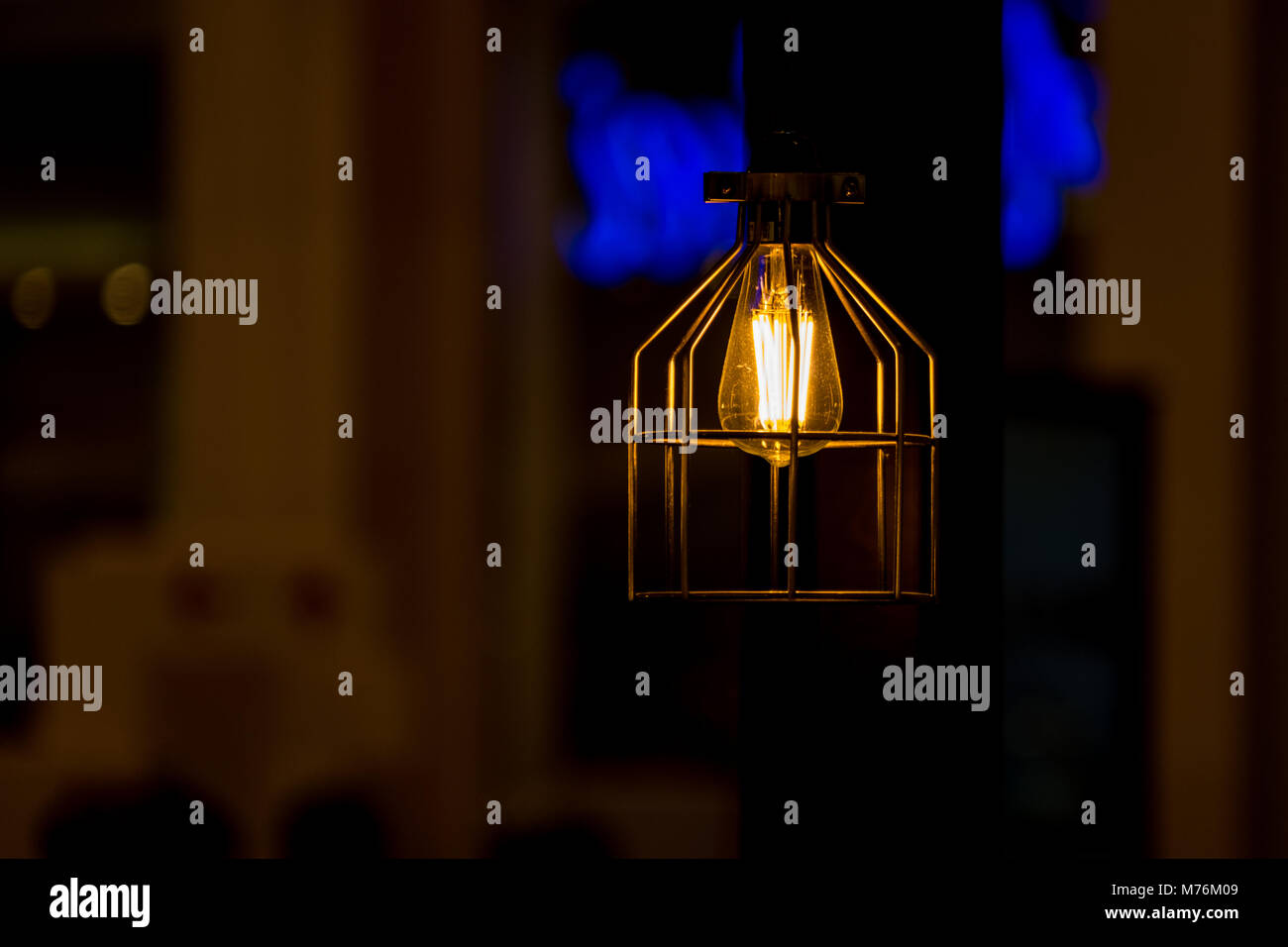 Vintage stile retrò lampada appesa per la decorazione Foto Stock