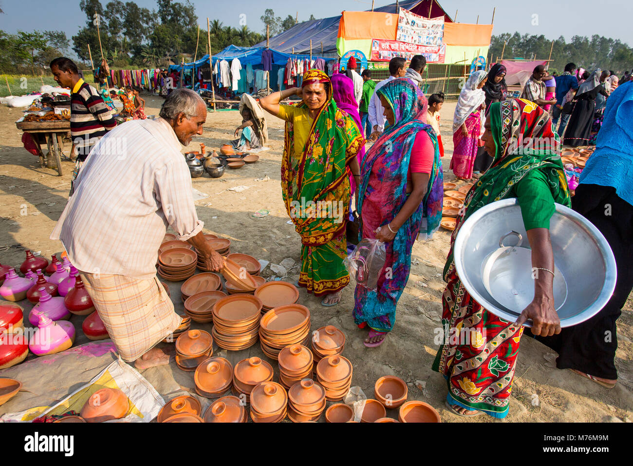 Apashah Mela, Gheor, Manikgonj, Bangladesh. Foto Stock