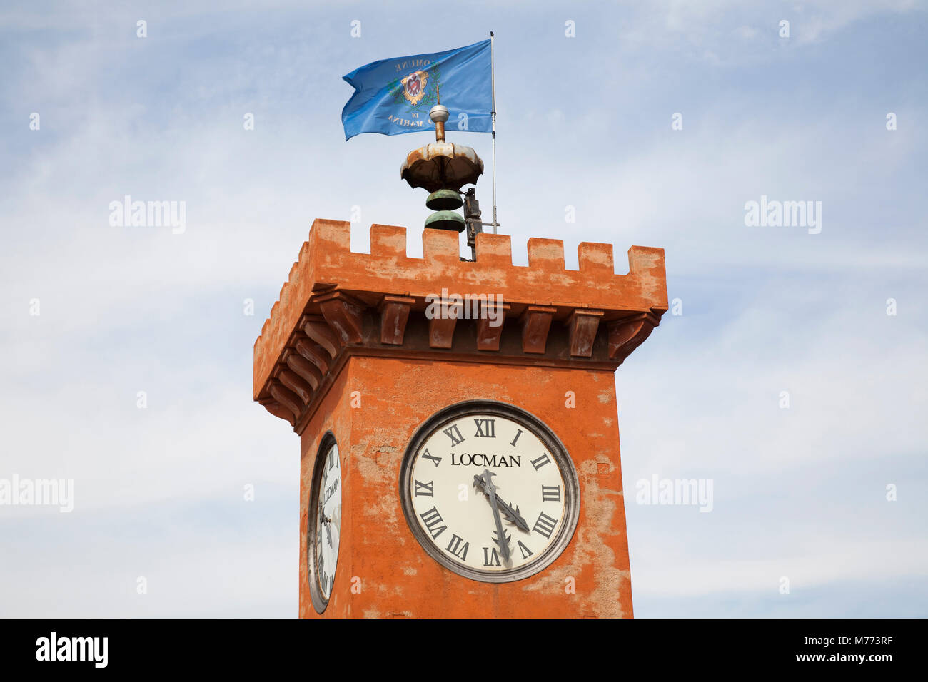 Torre degli Appiani, Rio Marina, Isola d'Elba, Toscana, Italia, Europa Foto Stock