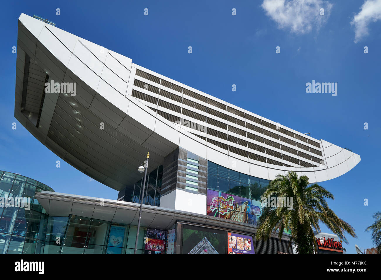 Torre di picco al Victoria Peak, Isola di Hong Kong, Hong Kong, Cina, Asia Foto Stock