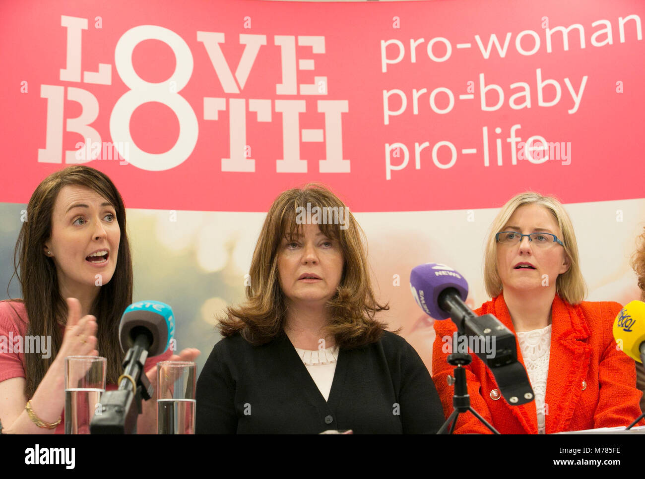 Campagna irlandese per sollevare il divieto di aborto Foto Stock