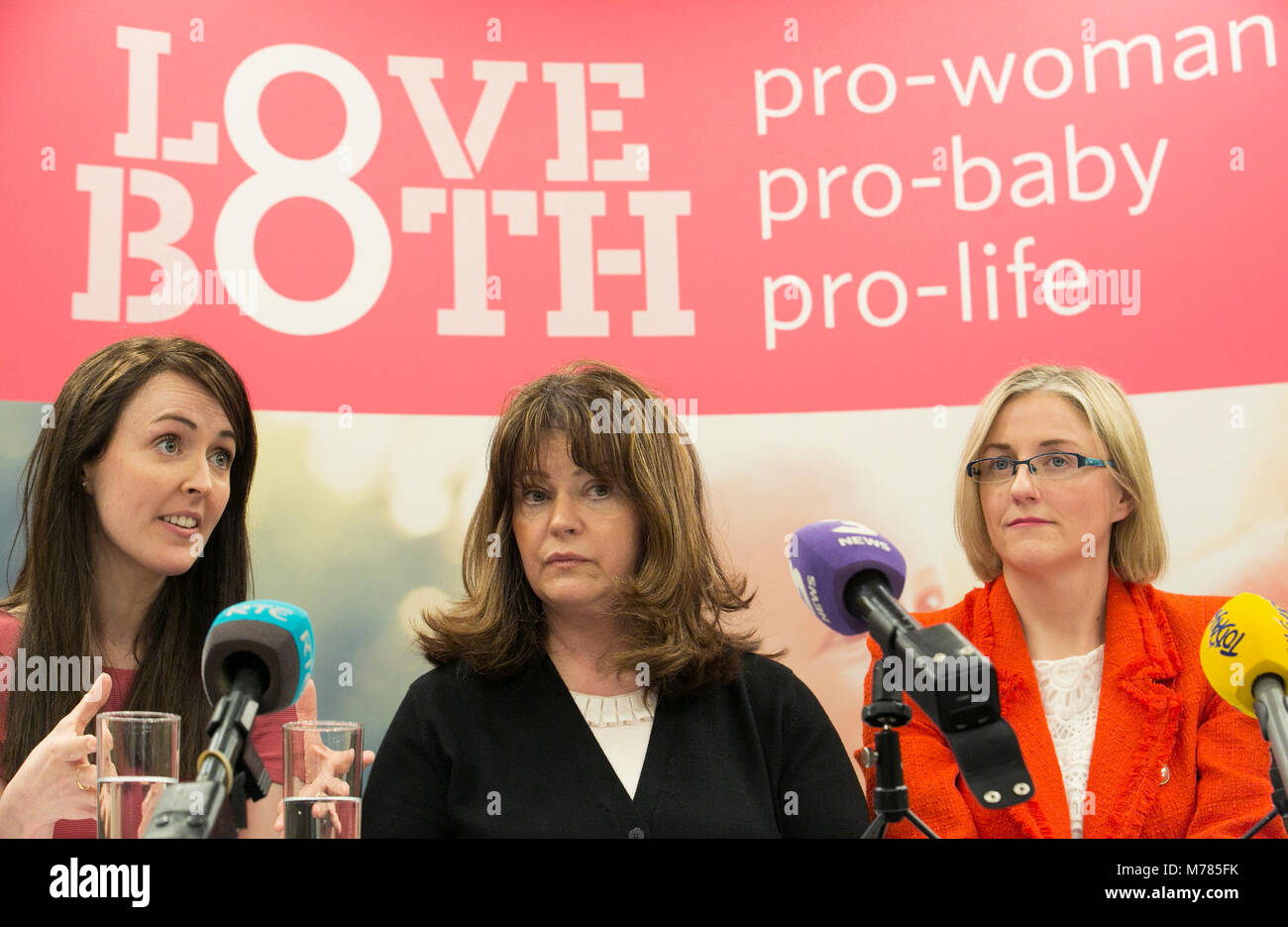 Campagna irlandese per sollevare il divieto di aborto Foto Stock