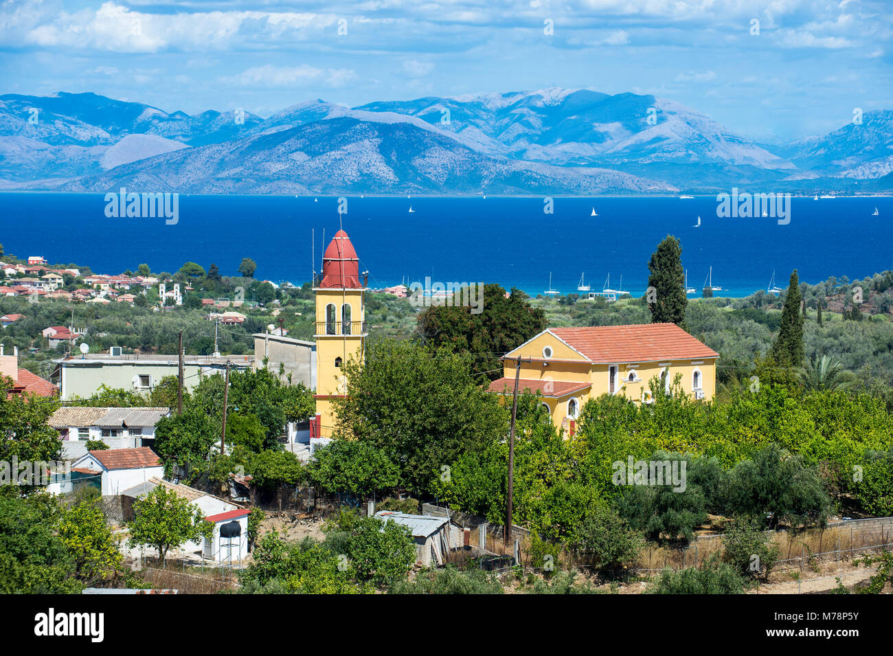 Corfu, Isole Ionie, isole greche, Grecia, Europa Foto Stock