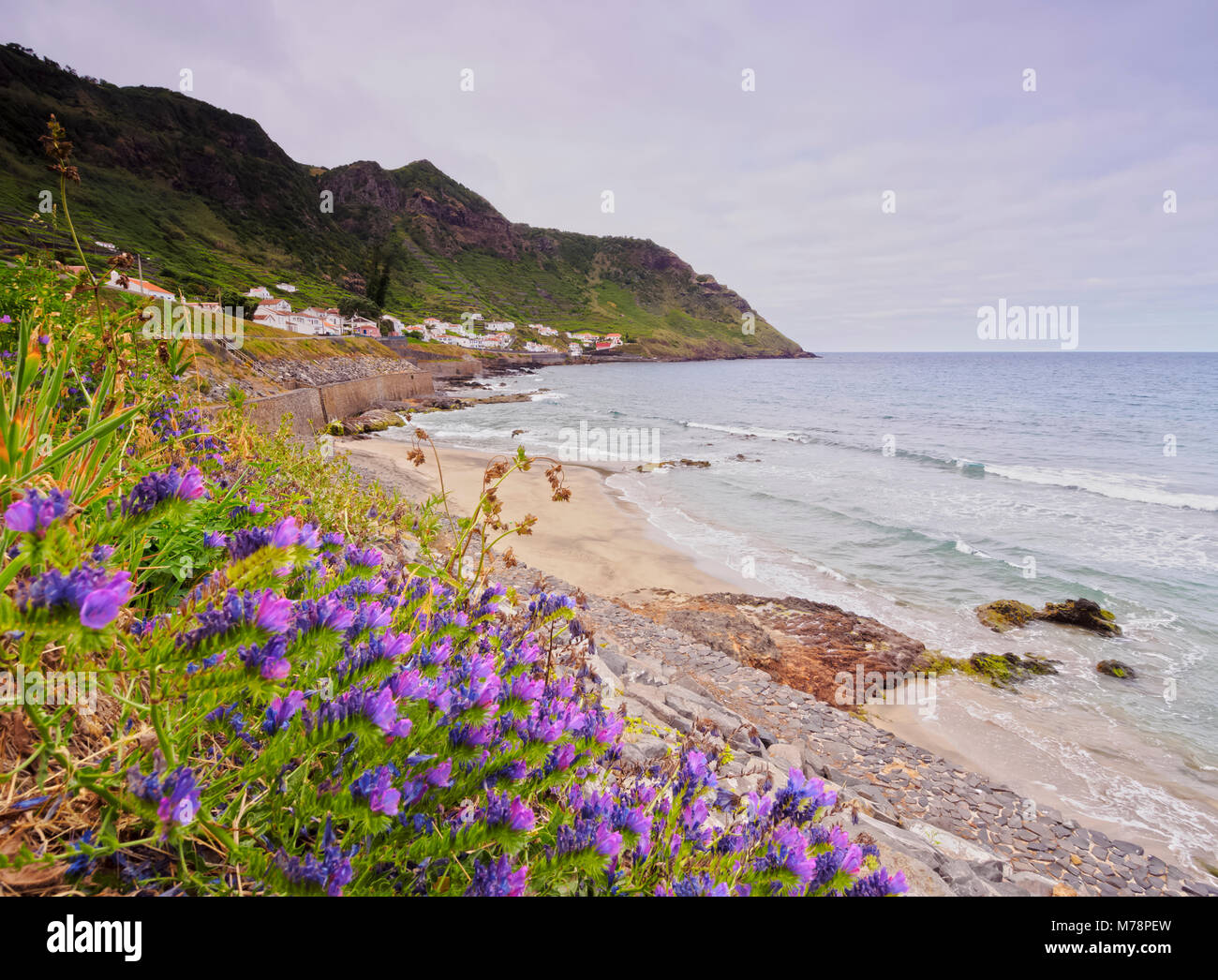 Spiaggia di Sao Lourenco, Santa Maria Island, Azzorre, Portogallo, Atlantico, Europa Foto Stock