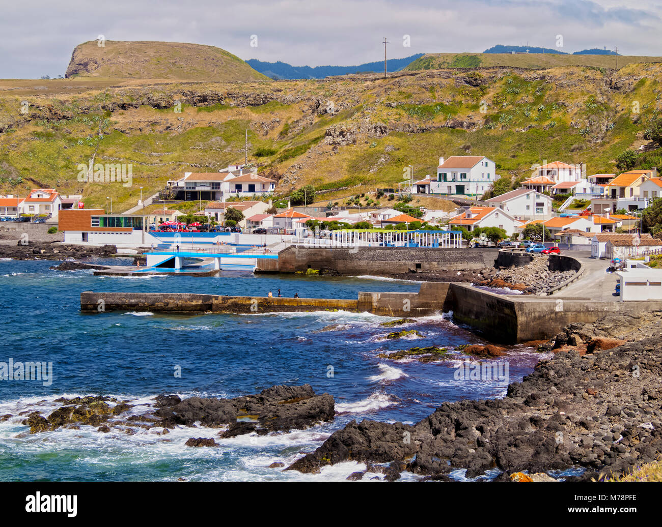 Costa di Anjos, Santa Maria Island, Azzorre, Portogallo, Atlantico, Europa Foto Stock