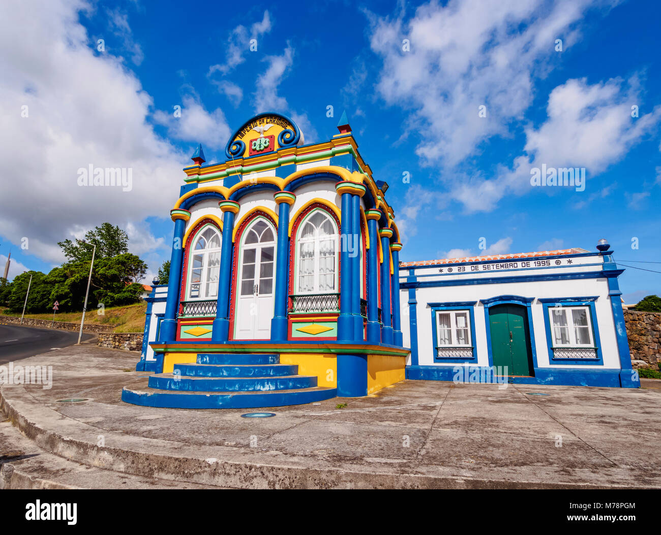 Imperio da Caridade (Impero di Spirito Santo), Praia da Vitoria, isola Terceira, Azzorre, Portogallo, Atlantico, Europa Foto Stock