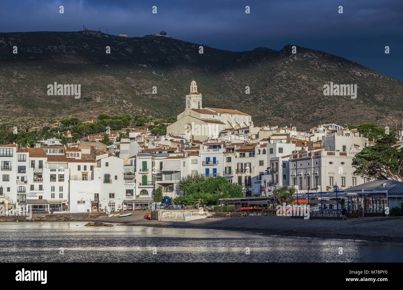 Cadaques, Costa Brava Catalogna, Mediterraneo, Europa Foto Stock