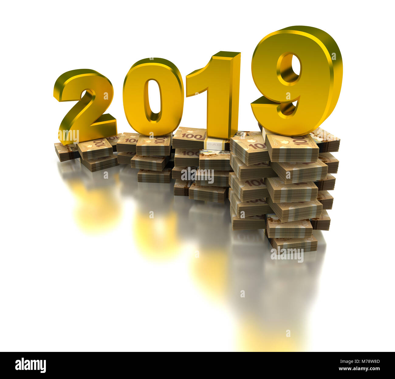 Crescente economia canadese 2019 Foto Stock