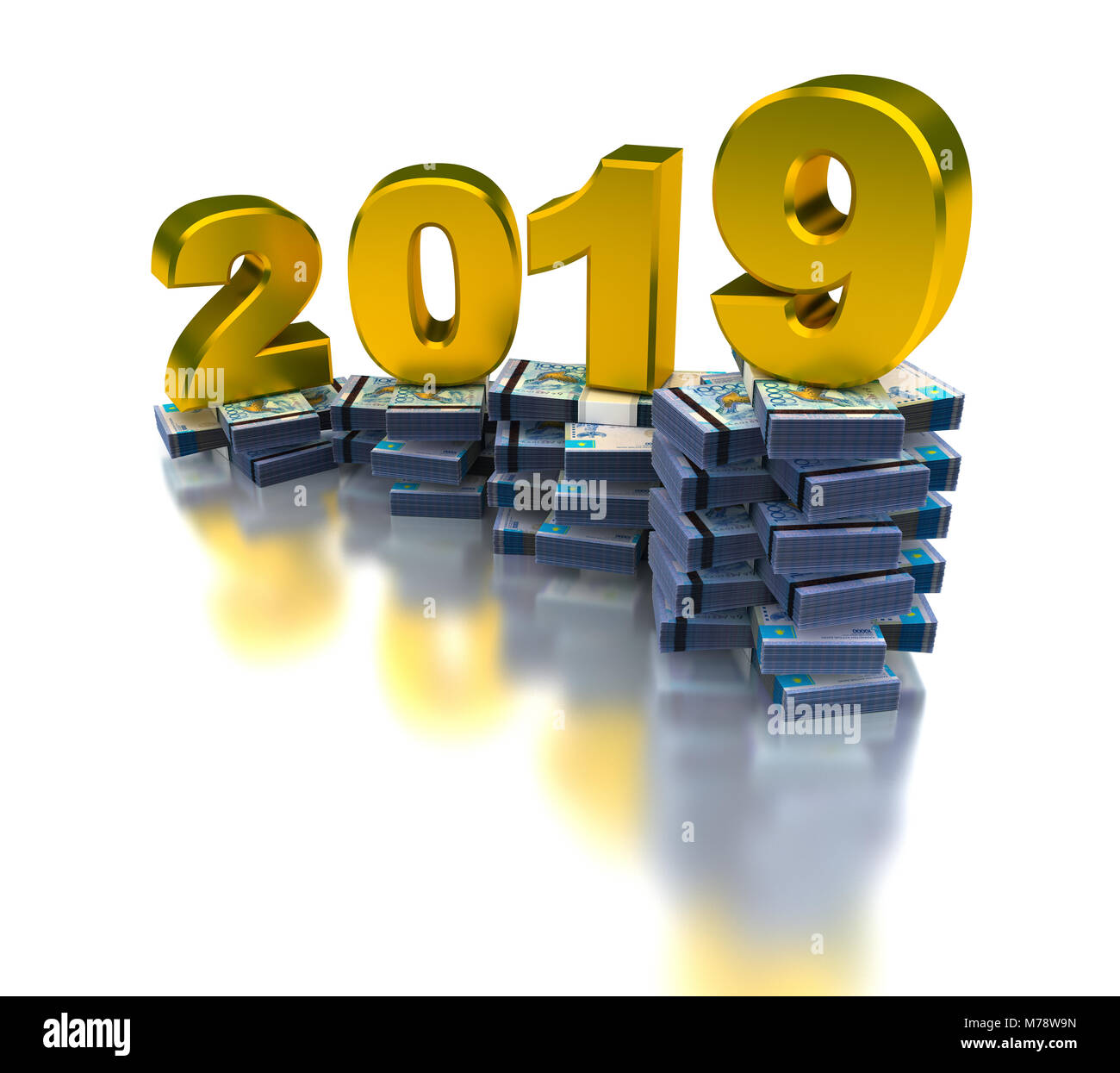 Crescente economia kazaka 2019 Foto Stock