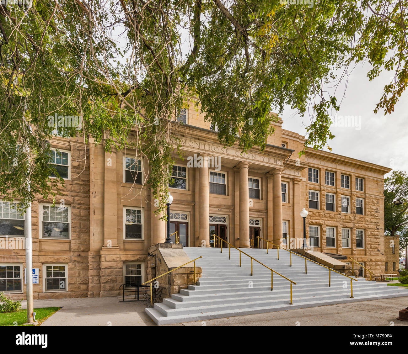 Montrose County Courthouse in Montrose, Colorado, STATI UNITI D'AMERICA Foto Stock