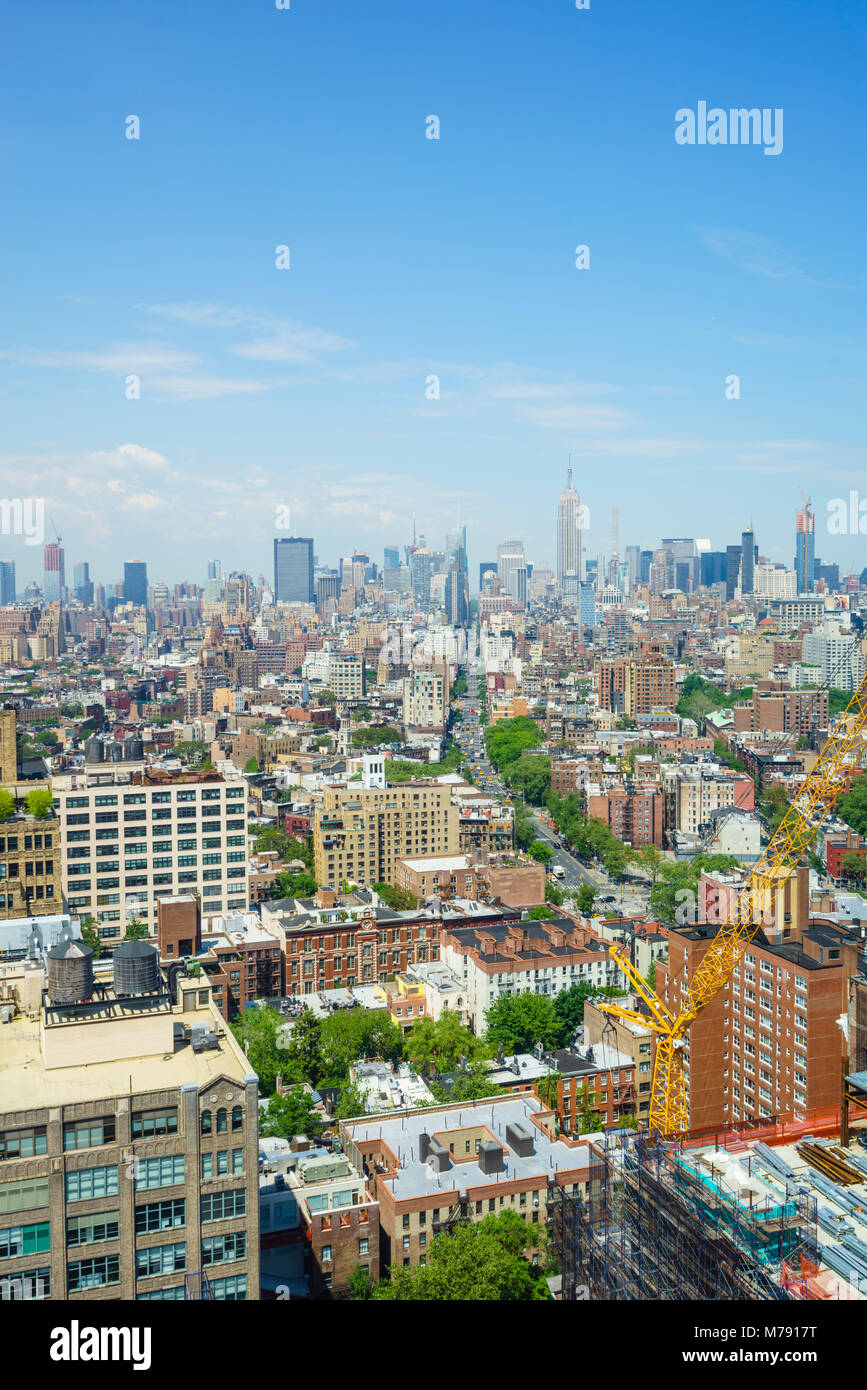 Skyline di New York, Manhattan New York City Foto Stock