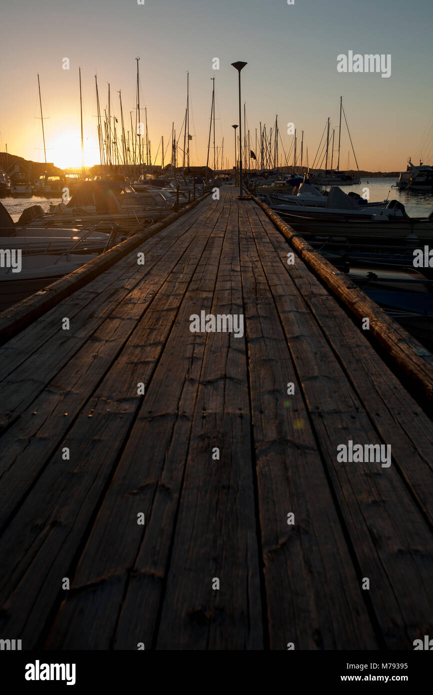 Porto di Skarhamn, Svezia Foto Stock