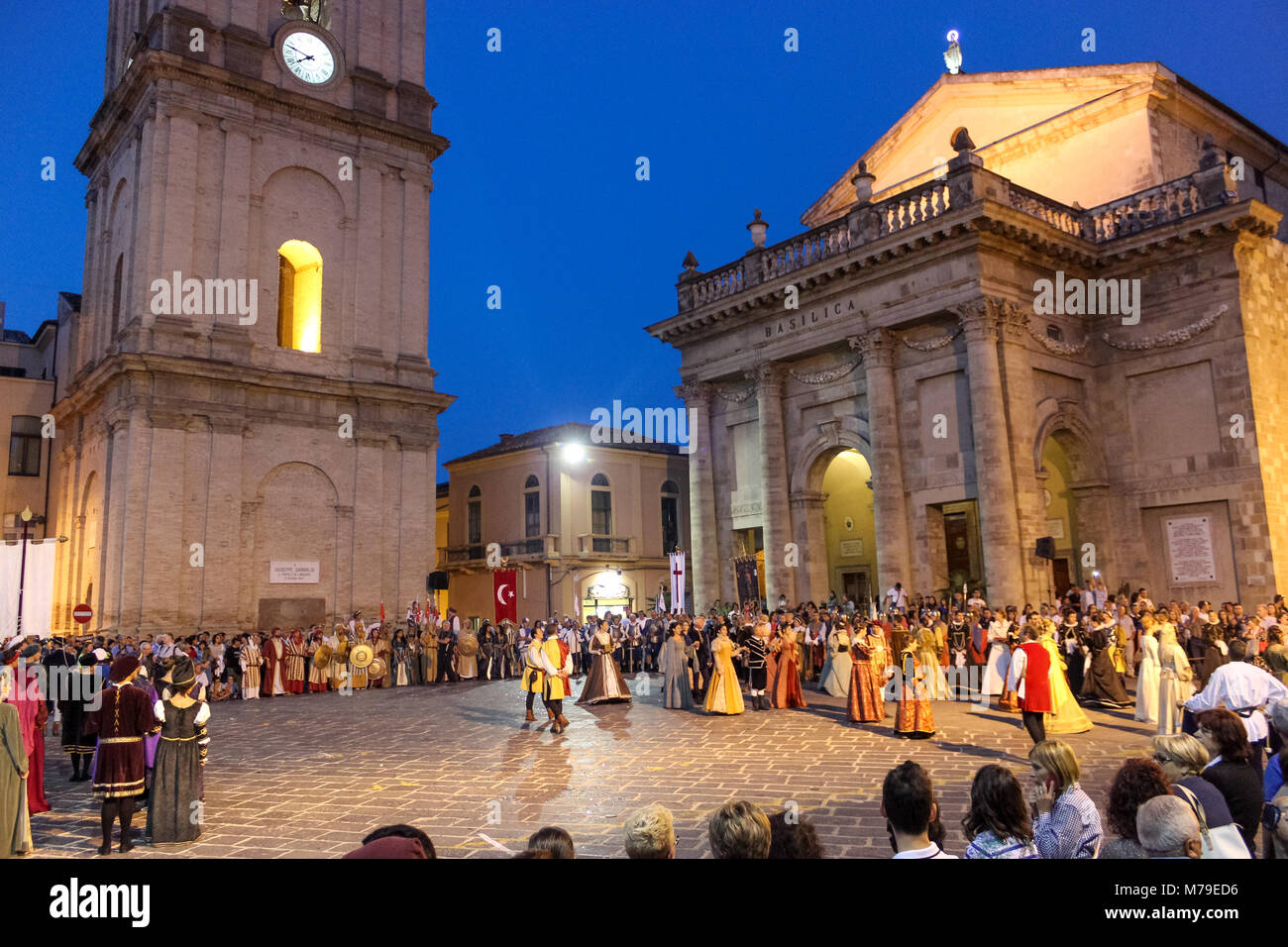 Lanciano, Italia. 09/07/2014: Mastrogiurato medievale la Rievocazione Storica Foto Stock