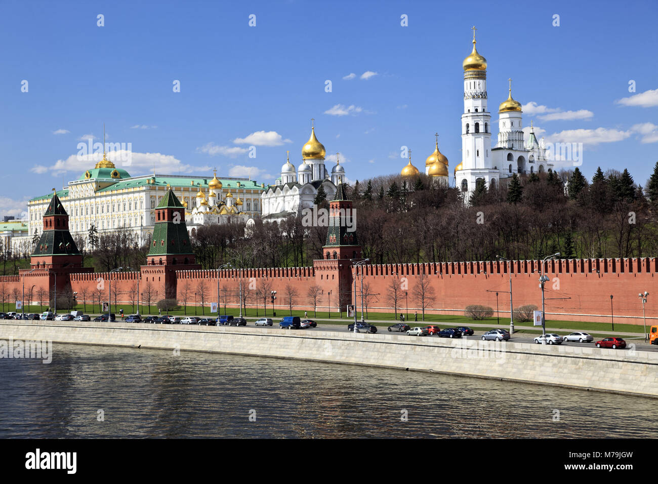 L'Europa, Russia, Mosca, il grande Palazzo del Cremlino, il Cremlino cattedrale, Foto Stock