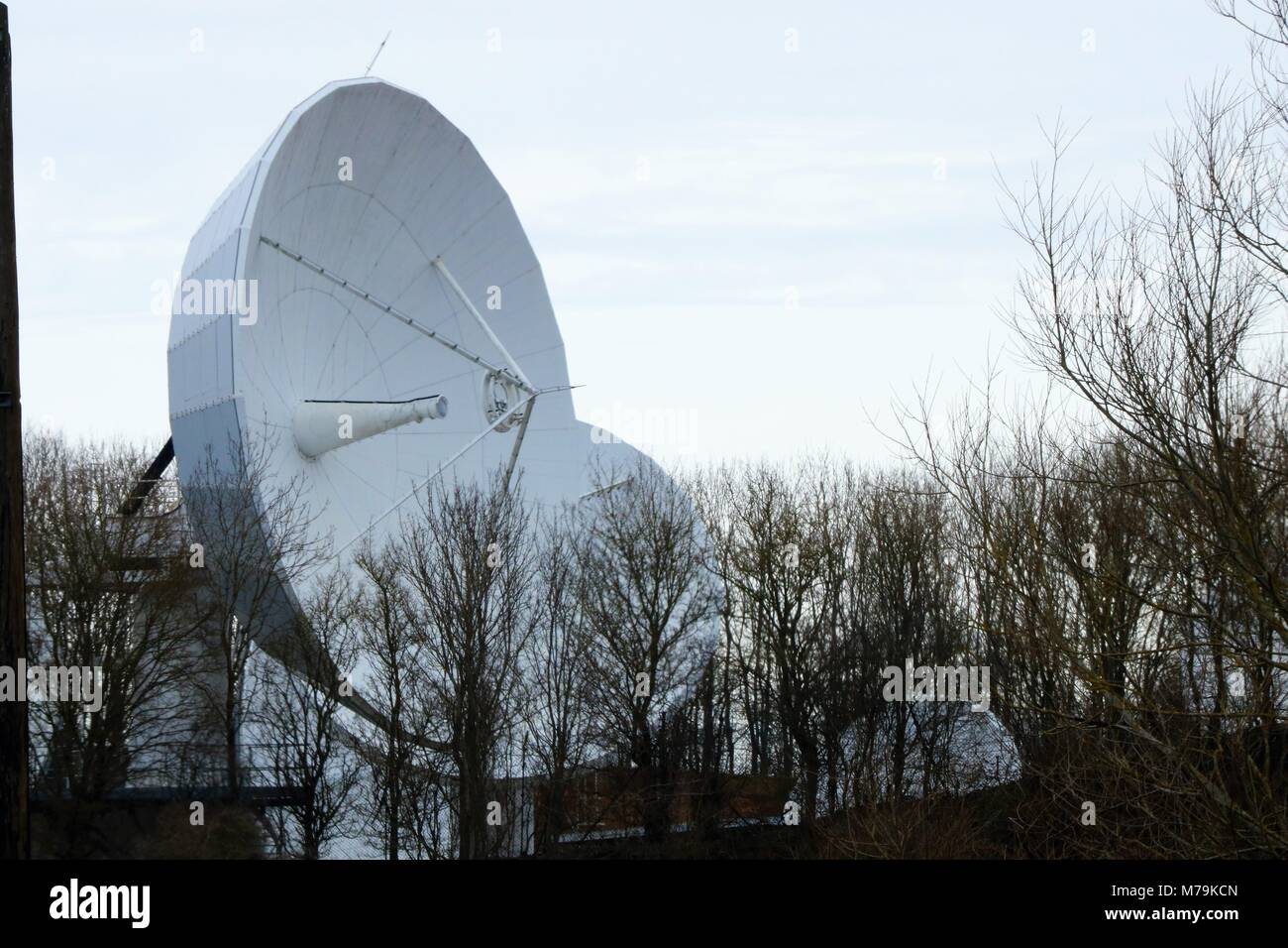 Piatti di comunicazione in Oxfordshire, Regno Unito Foto Stock