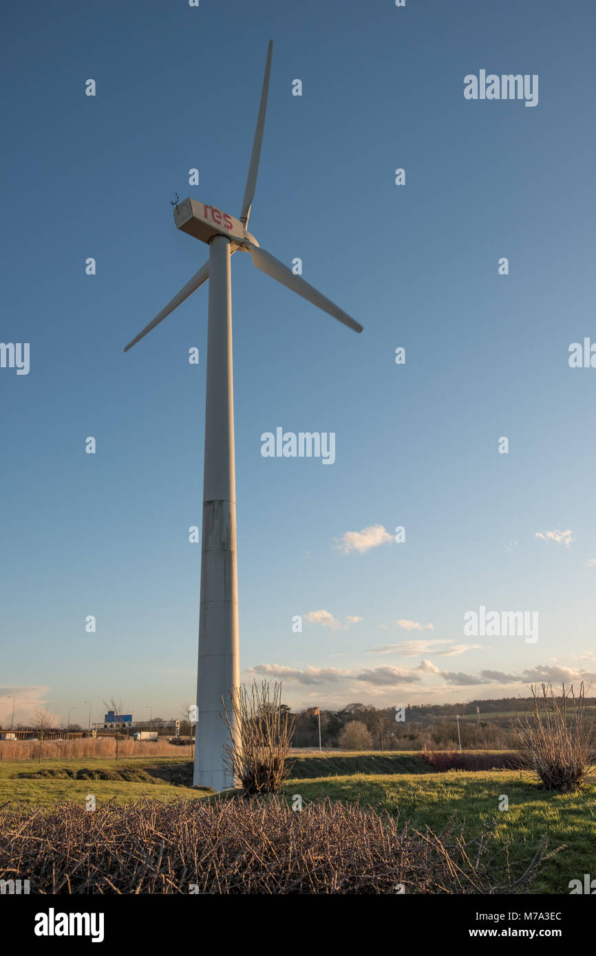 Turbina eolica a sistemi di energia rinnovabile Ltd Foto Stock