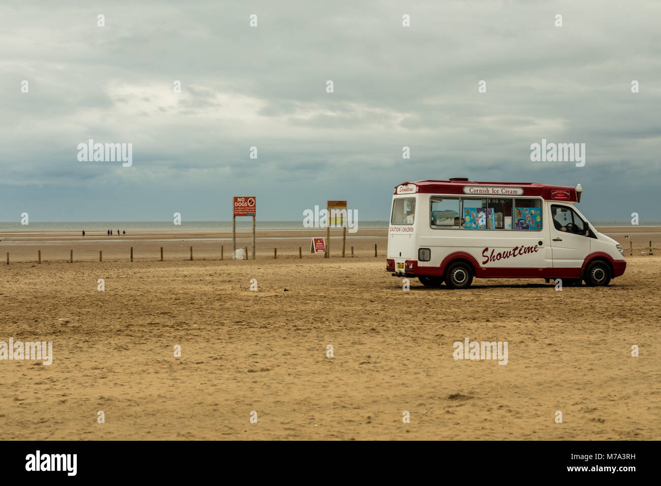 Ice Cream van uk Foto Stock