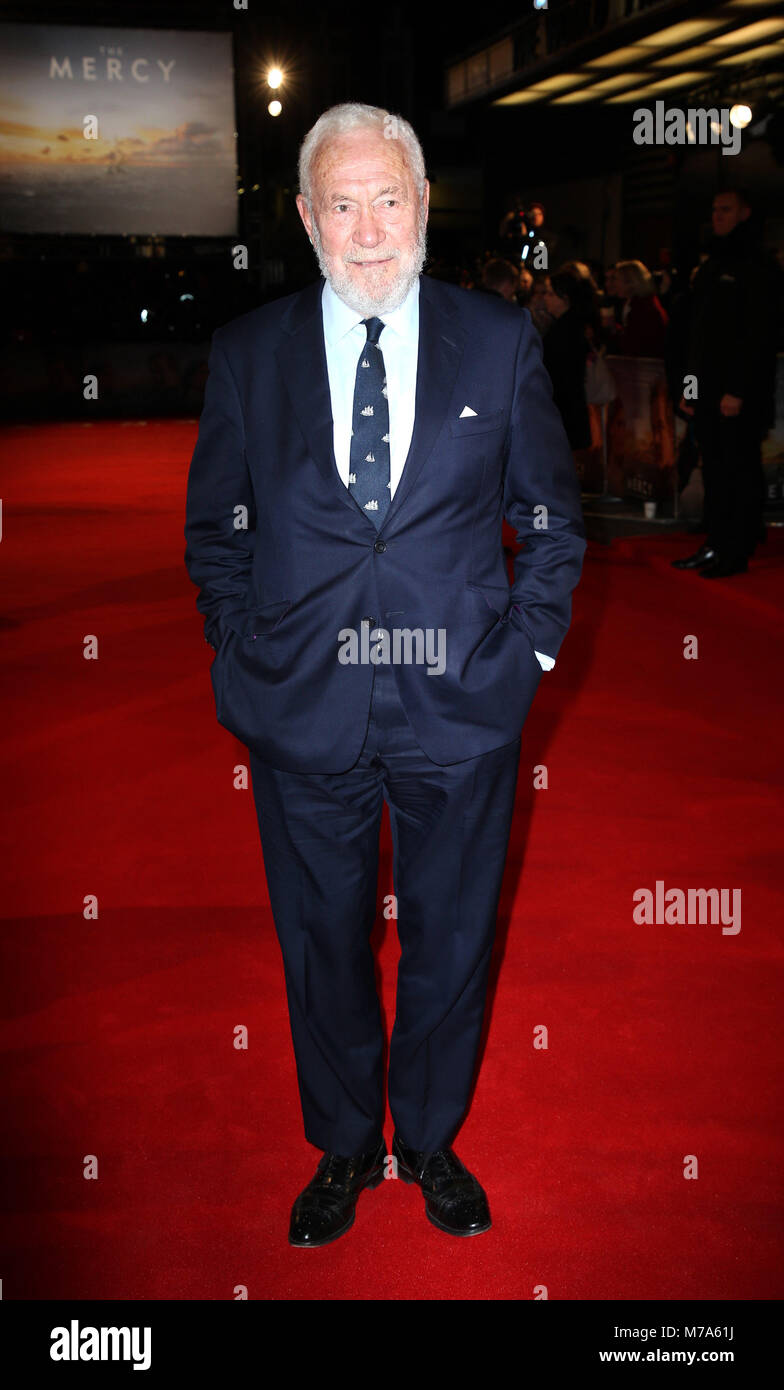 "La misericordia' World Premiere - Arrivi con: Sir Robin Knox-Johnston dove: Londra, Regno Unito quando: 06 Feb 2018 Credit: JRP/WENN Foto Stock