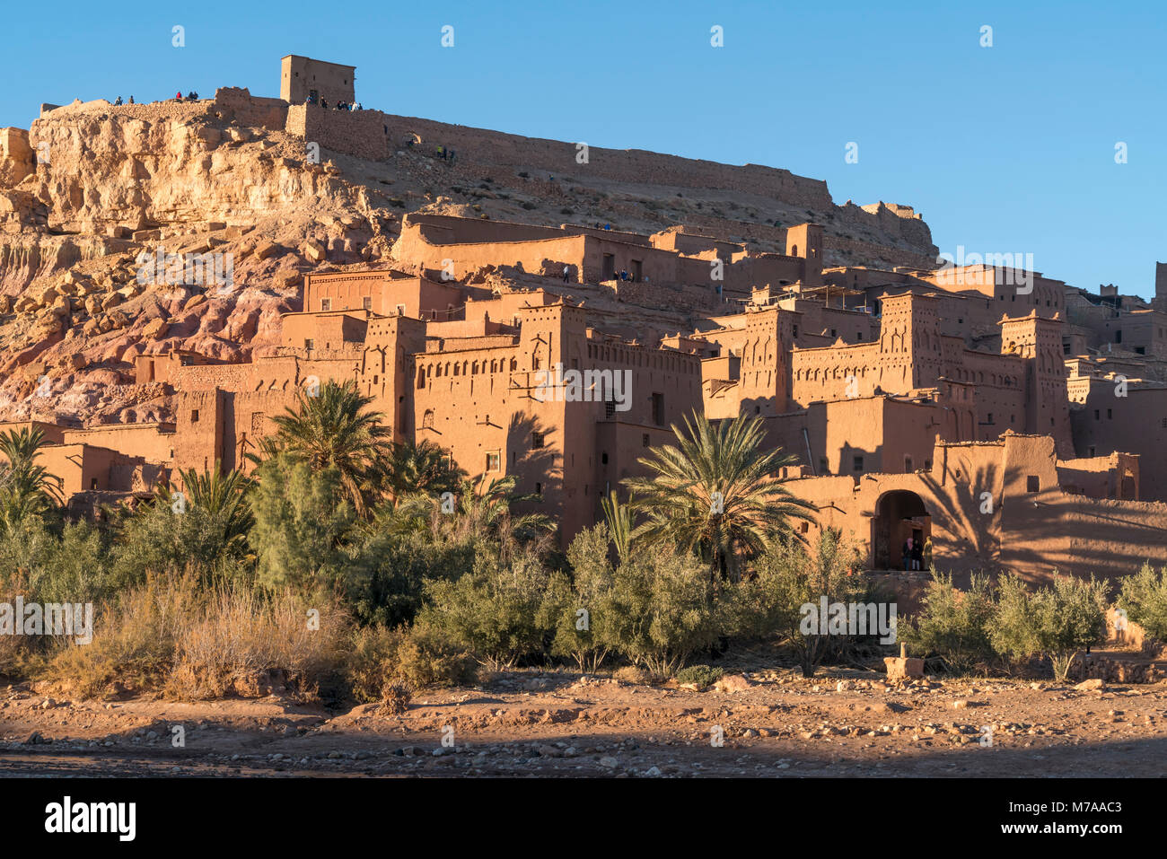 Kasbah Ait-Ben-Haddou, provincia di Ouarzazate, Souss-Massa-Draa, Marocco Foto Stock