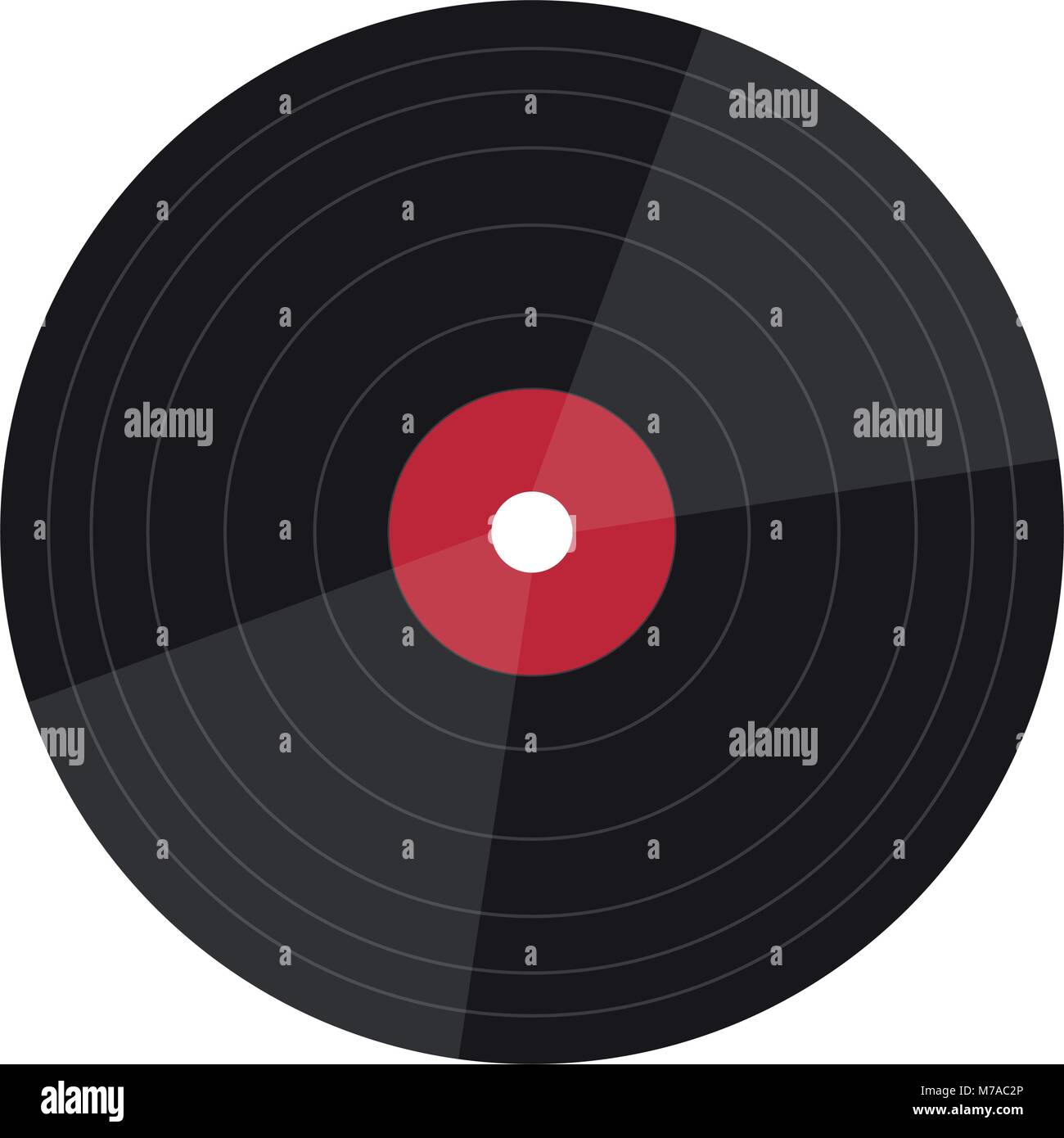 Isolato icona di vinile Illustrazione Vettoriale