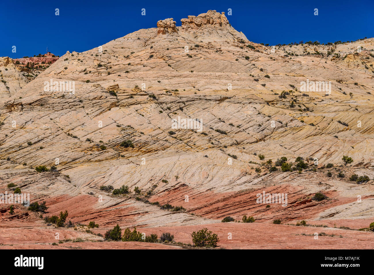 Gli Stati Uniti, Utah, Garfield County, Grand Staircase-Escalante monumento nazionale, Escalante, scenario della Scenic Byway 12 Foto Stock