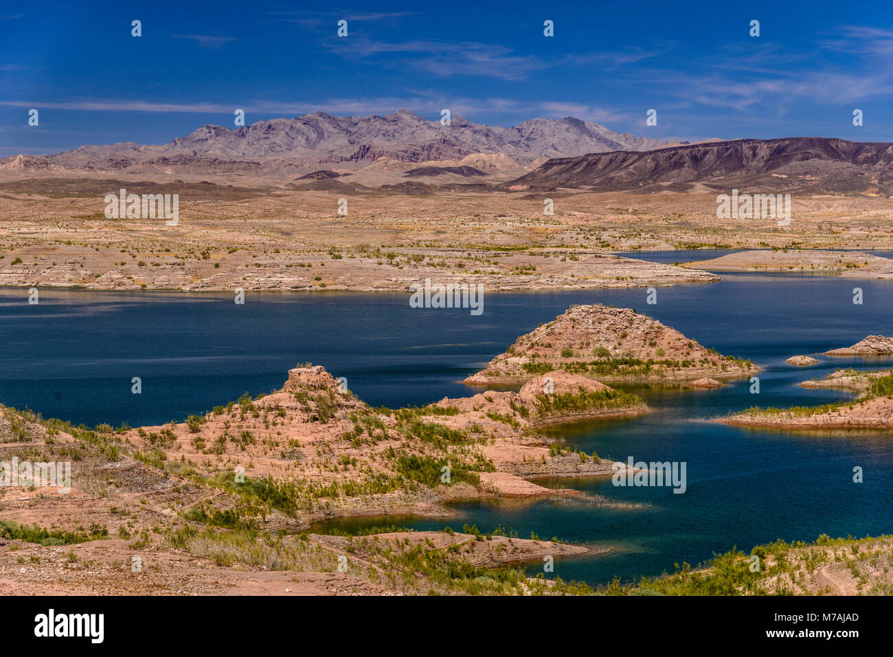 Gli Stati Uniti, Nevada, Clark County, Boulder City, Lake Mead National Recreation Area, Bacino di Boulder, Las Vegas Bay Foto Stock