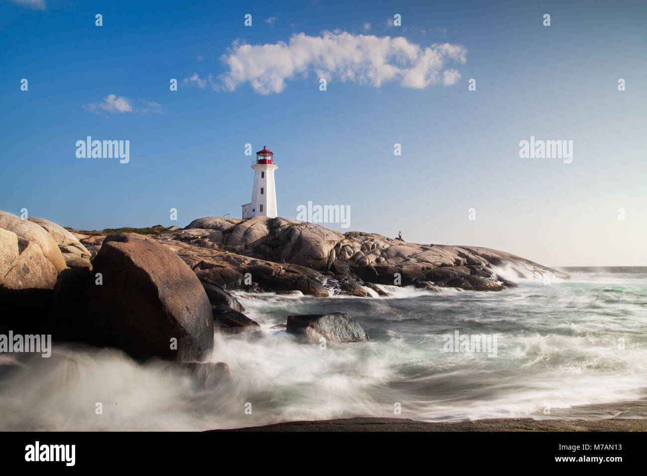 Canada, Nova Scotia, Peggy's Cove, faro Foto Stock