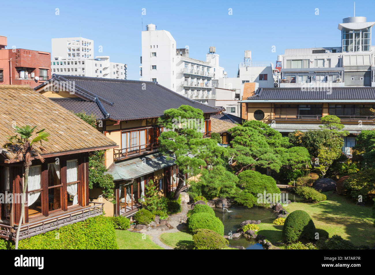 Giappone, Honshu, Prefettura di Shizuoka, Atami, Kiunkaku Ryokan Museum Foto Stock