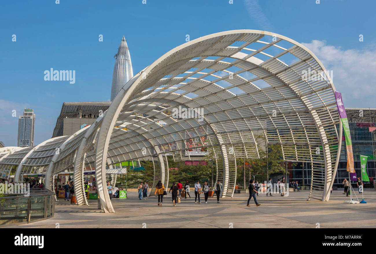 Cina, città di Shenzhen, Nanshan District Foto Stock