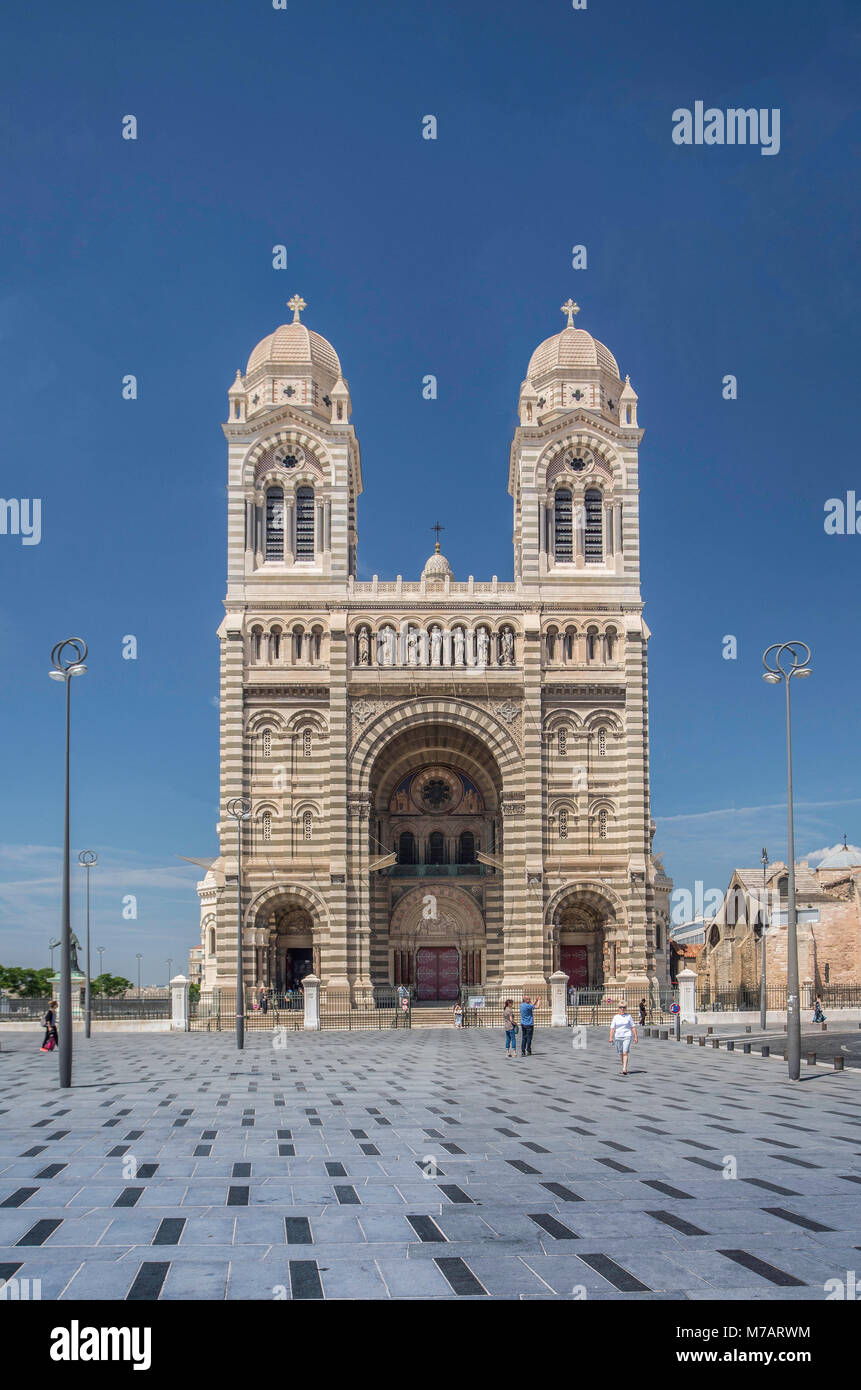 Francia,città di Marsiglia, la cattedrale principale, Foto Stock