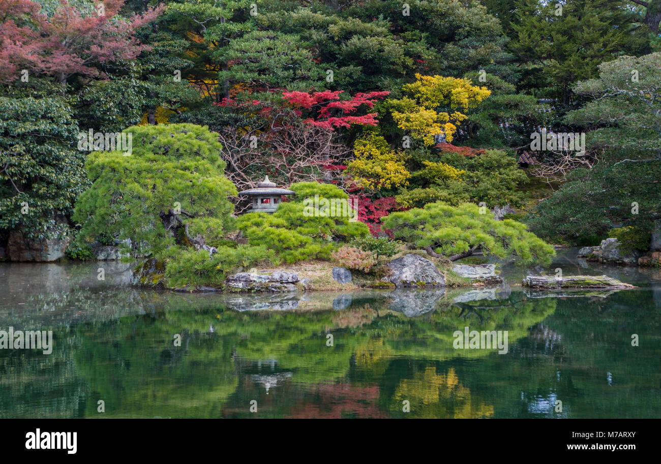 Giappone, Kyoto City, Giardini del Palazzo Imperiale Foto Stock