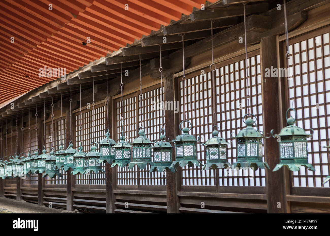 Giappone, Nara City, Kasuga Taisha Sacrario Scintoista, Foto Stock