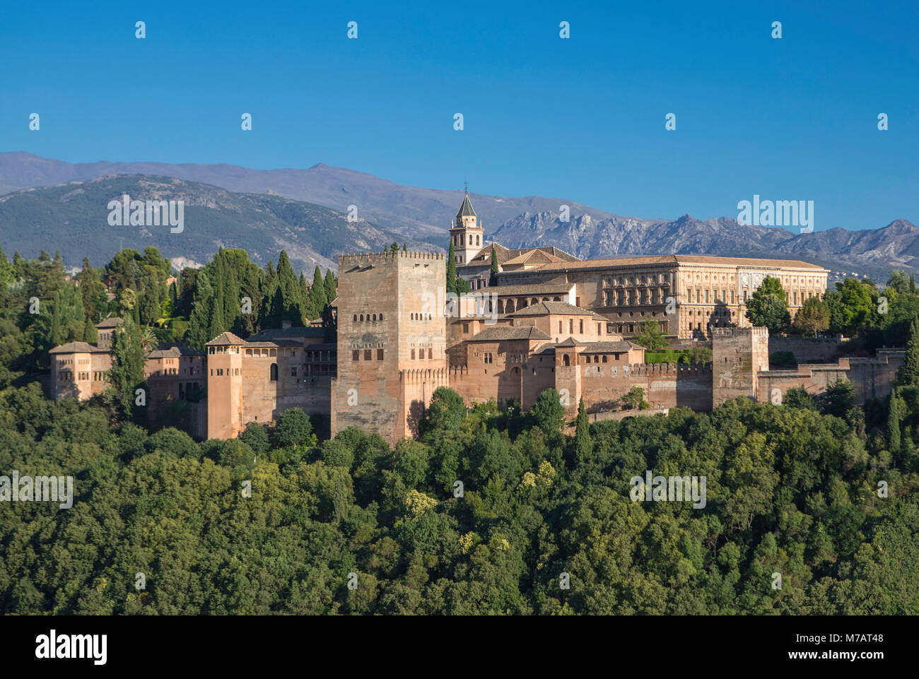 Spagna, Andalusia Granada La Alhambra, l'UNESCO (W.H.) Foto Stock