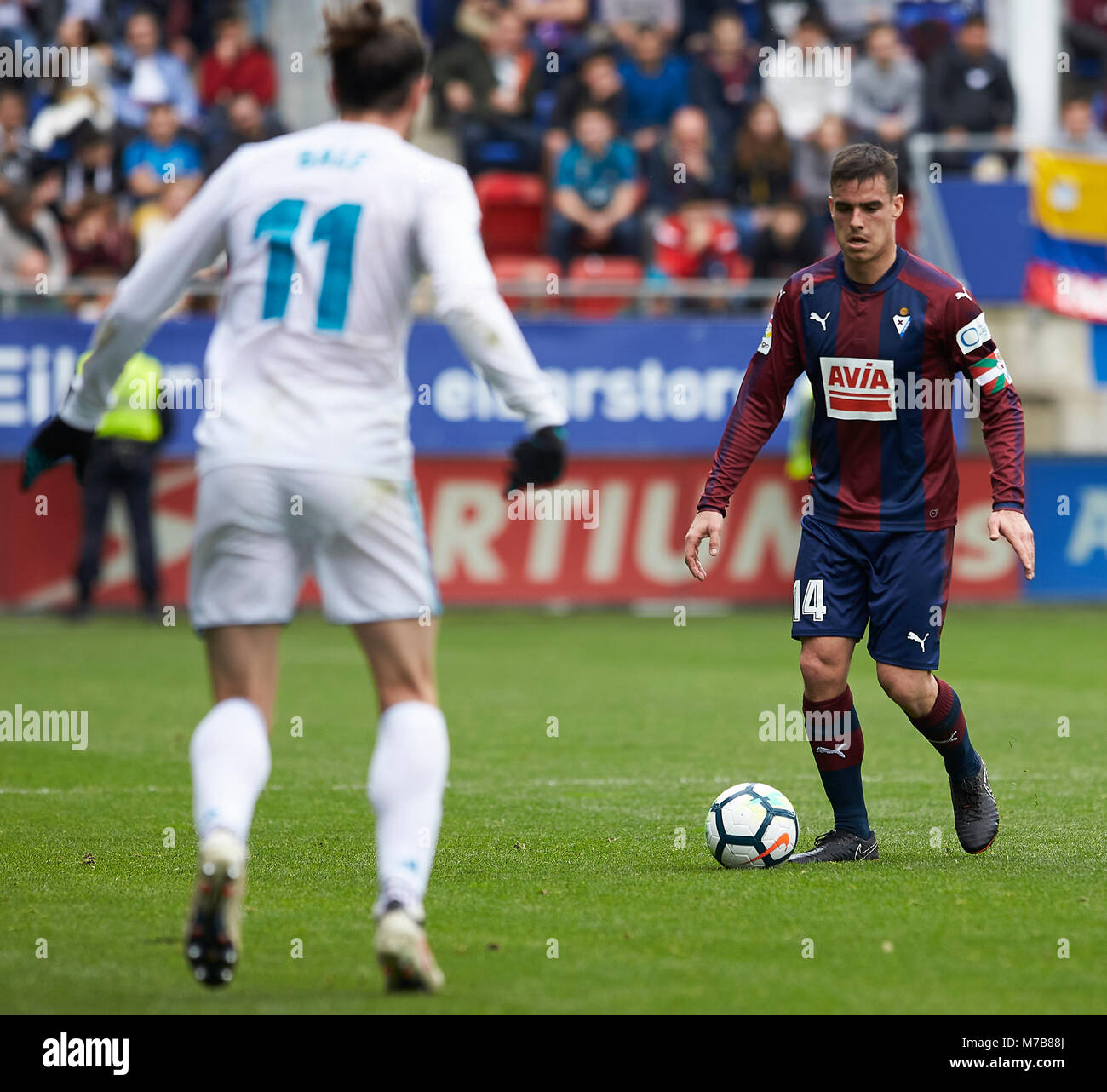 Eibar, Spagna. Decimo Mar, 2018. (14) Dani Garcia durante la spagnola La Liga partita di calcio tra S.D Eibar e Real Madrid C.F, a Ipurua Stadium, in Eibar, Spagna settentrionale, Sabato, Marzo, 10, 2018. Credito: Gtres Información más Comuniación on line, S.L./Alamy Live News Foto Stock Eibar, Spagna. Decimo Mar, 2018. (14) Dani Garcia durante la spagnola La Liga partita di calcio tra S.D Eibar e Real Madrid C.F, a Ipurua Stadium, in Eibar, Spagna settentrionale, Sabato, Marzo, 10, 2018. Credito: Gtres Información más Comuniación on line, S.L./Alamy Live News Foto Stock