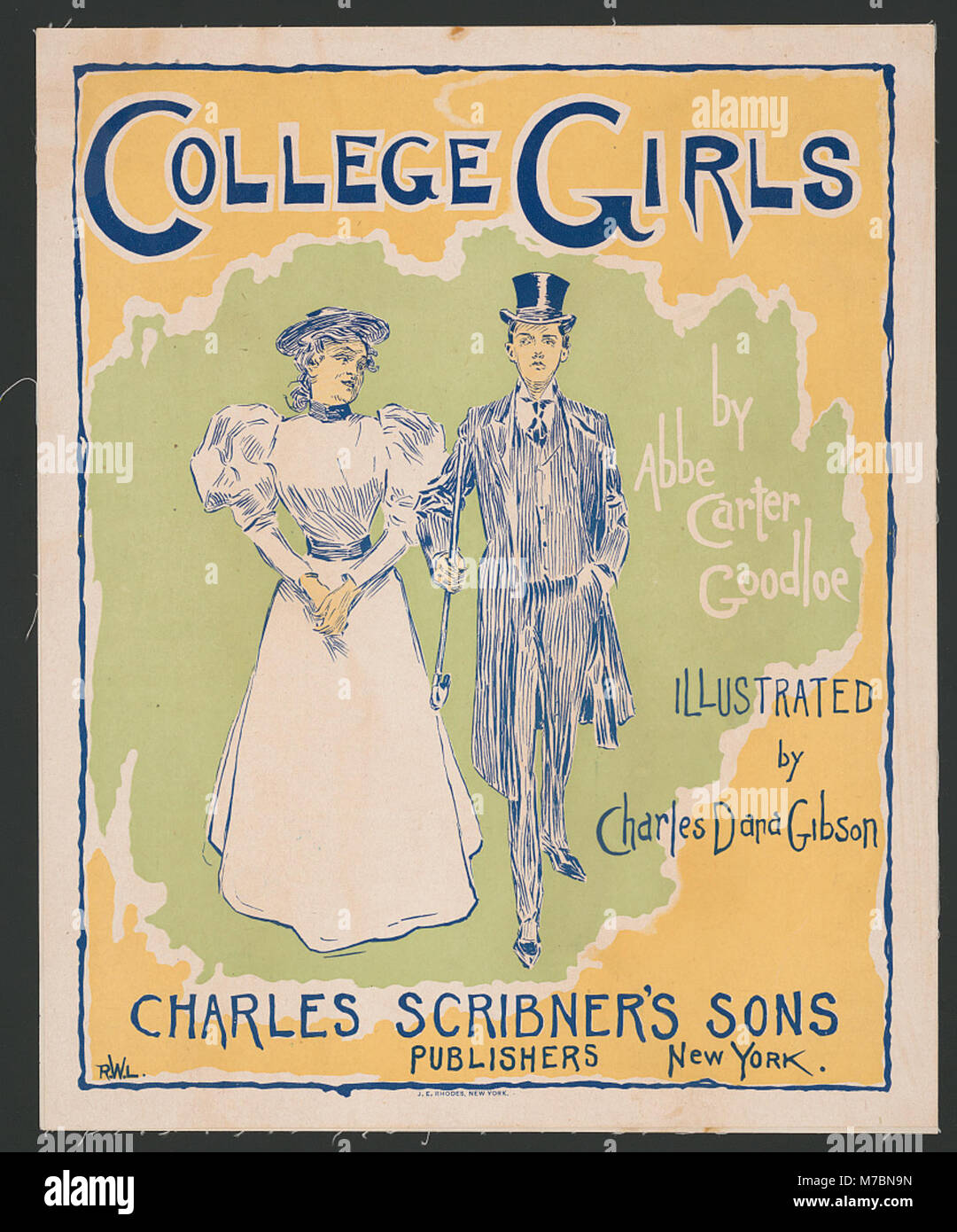 College ragazze da Abbe Goodloe Carter, illustrato da Charles Dana Gibson. LCCN2014650127 Foto Stock