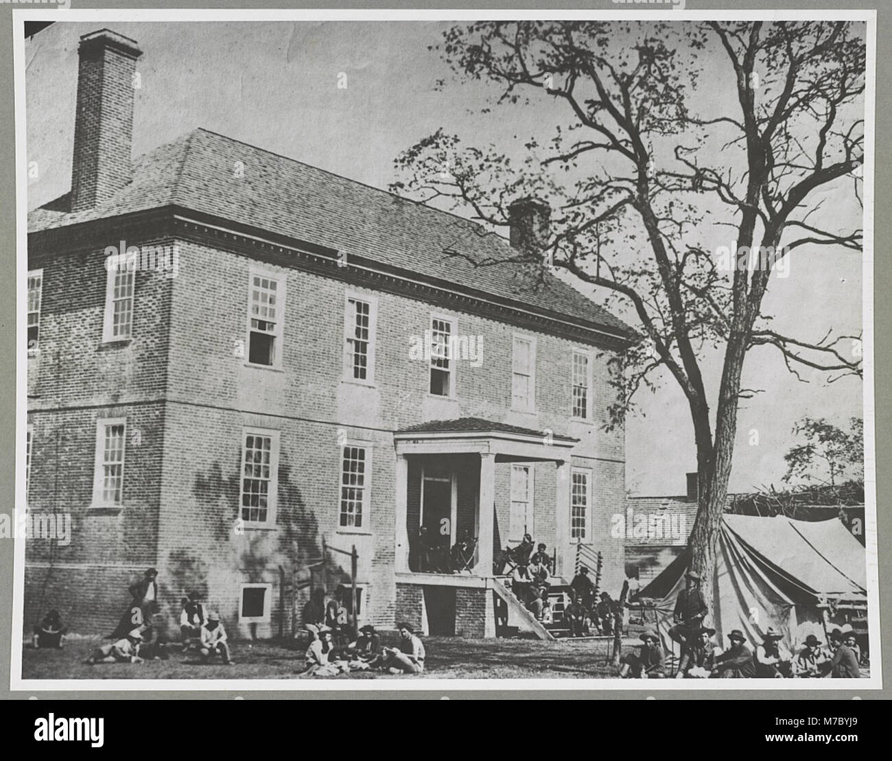 Bolling house originariamente denominato 'Mitchell' (poi 'Bull Hill'), eventualmente situati in Hopewell, Va. LCCN2014646189 Foto Stock