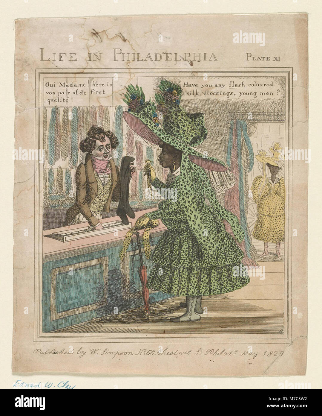 Un'immagine che rappresenta la vita quotidiana a Philadelphia, catturata nella placca 11 sotto LCCN 2012647326. Questa visuale evidenzia gli aspetti sociali, culturali e architettonici della città in uno specifico contesto storico. Foto Stock